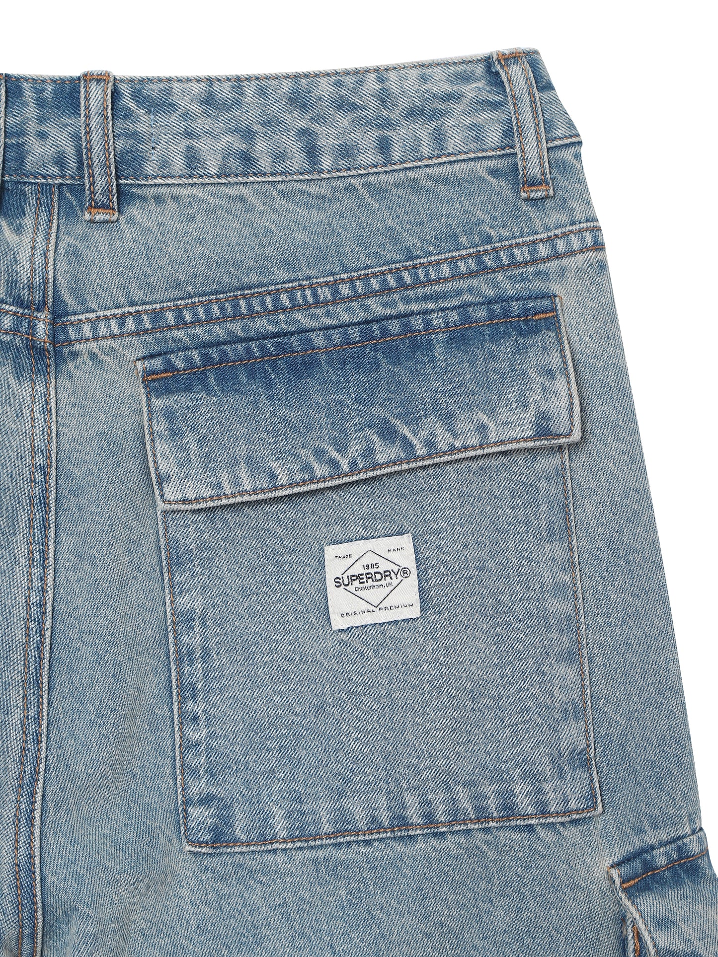 W Vintage Cargo Denim Pants - Superdry Singapore