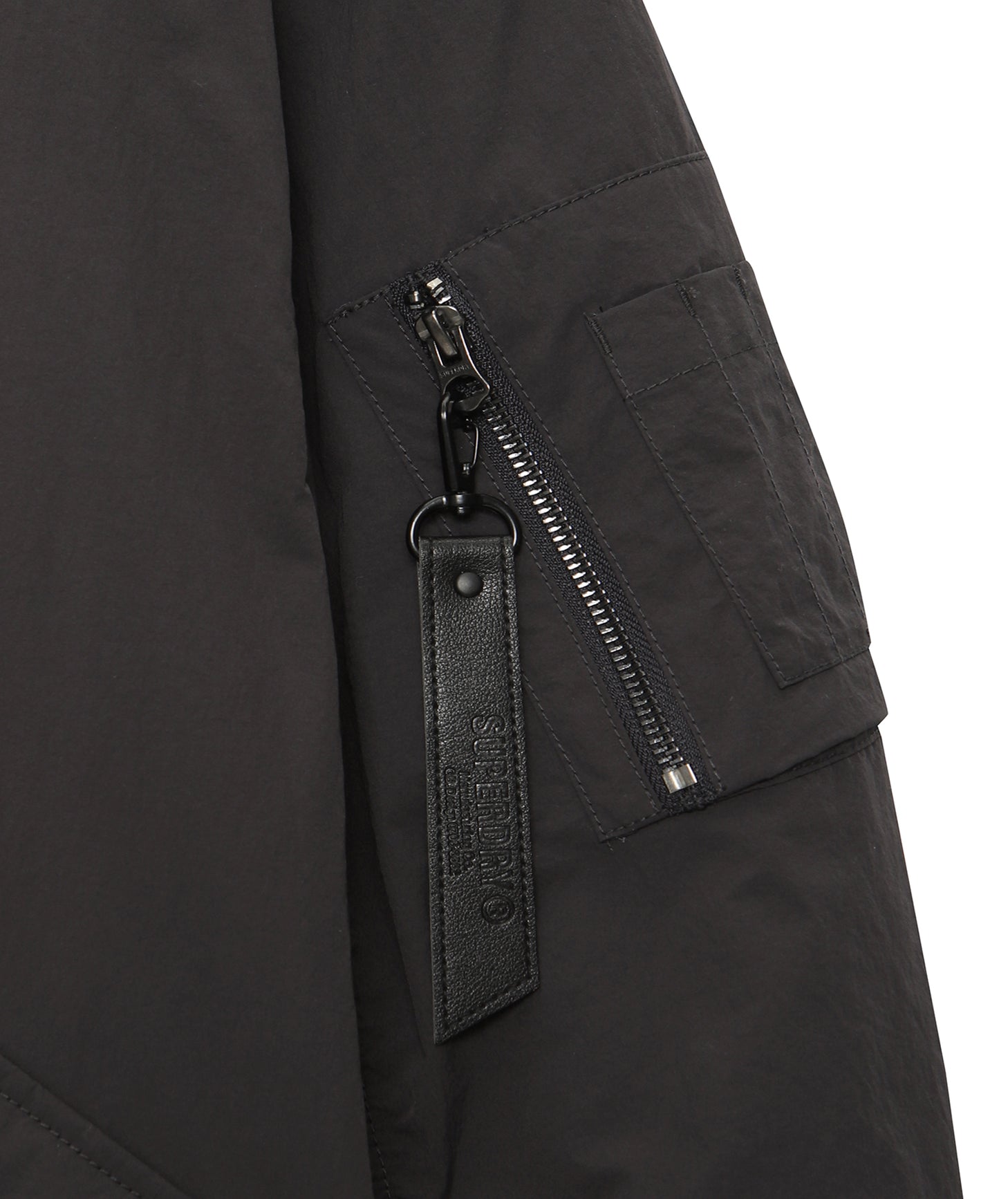 Logo Embroidery Padded Bomber - Superdry Singapore