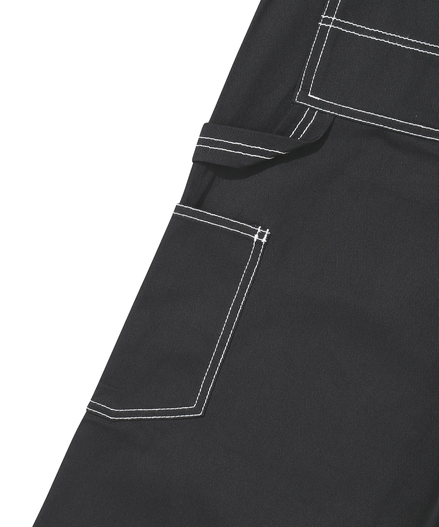 Double Knee Cotton Work Pants - Black - Superdry Singapore