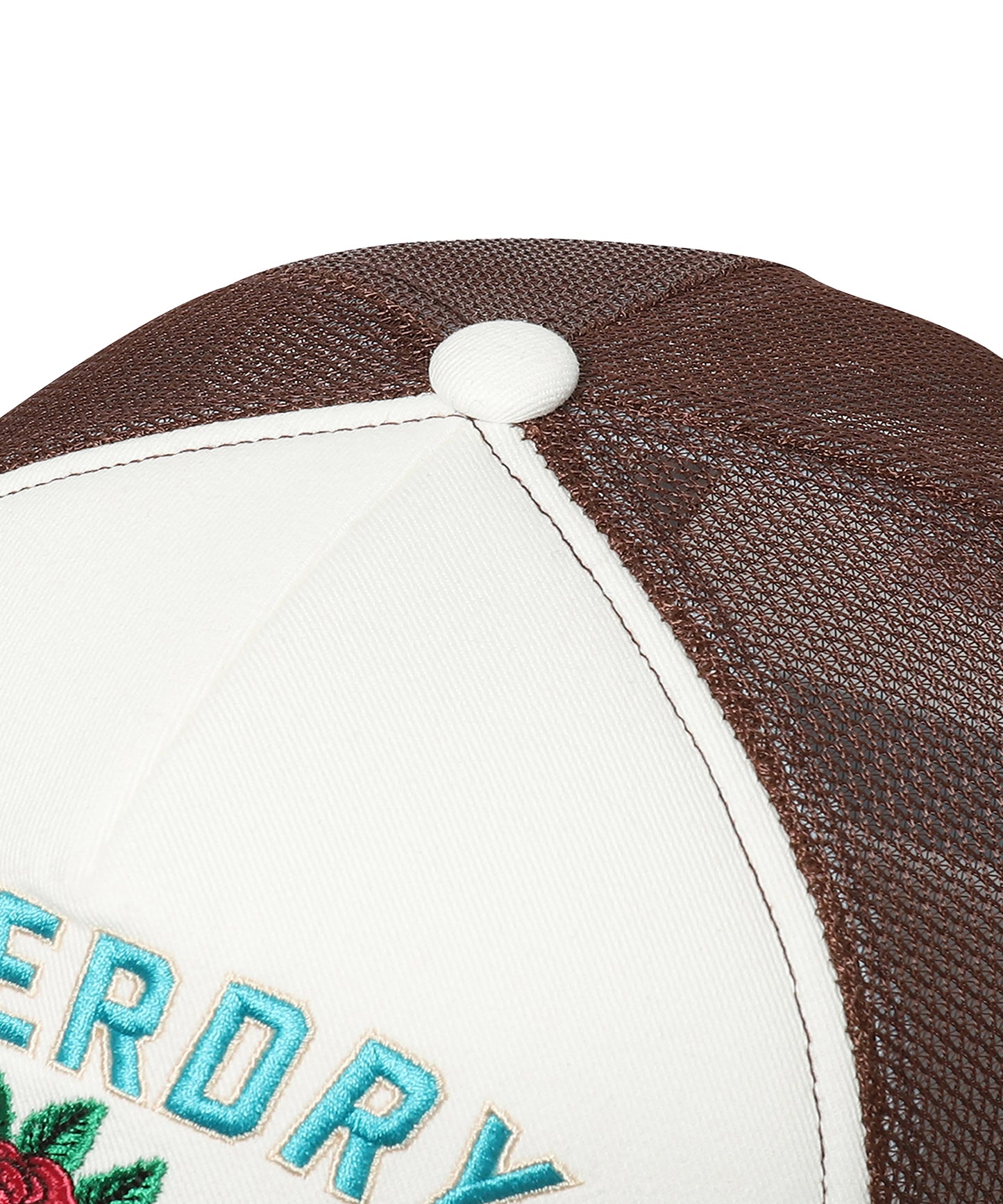 Flower Mesh Trucker Ball Cap - Blue - Superdry Singapore