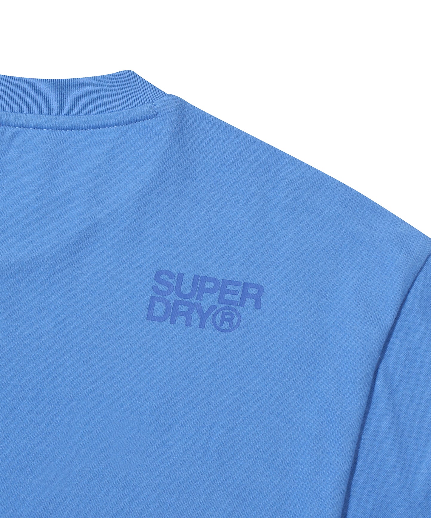 Core Logo T-Shirt - Blue - Superdry Singapore