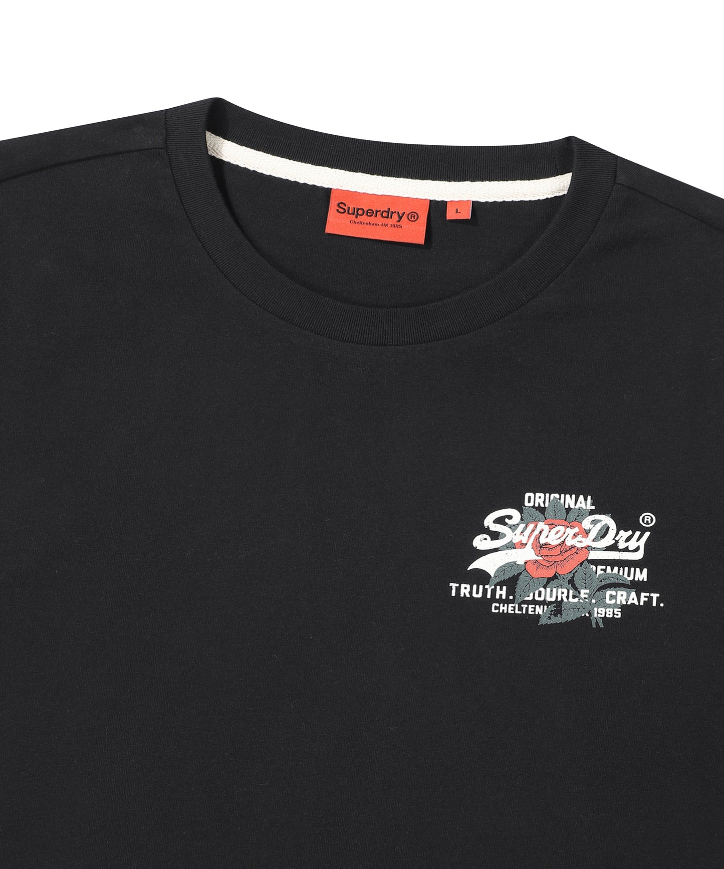 Flower Small Logo T-Shirt - Superdry Singapore