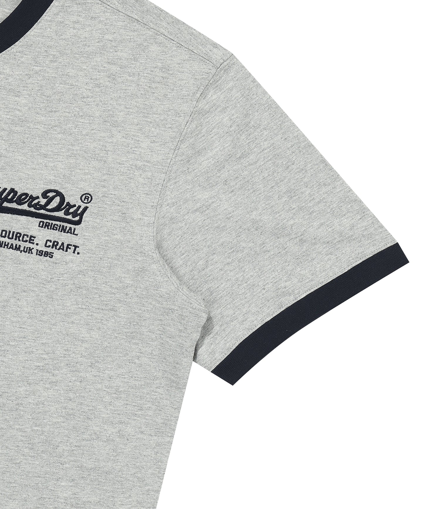 Vintage Logo Ringer T-Shirt - Superdry Singapore