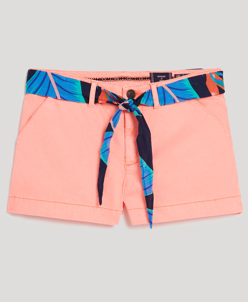 Chino Hot Shorts - Neon Red - Superdry Singapore