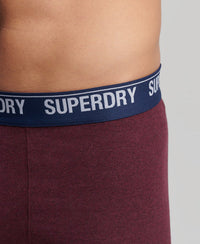 Boxer Multi Double Pack - Burgundy/Red - Superdry Singapore