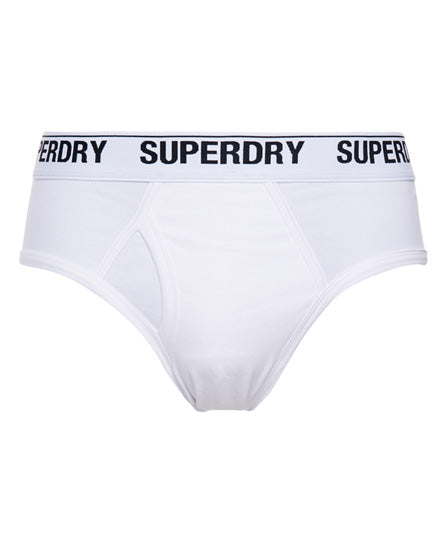Organic Cotton Brief Triple Pack-Multi - Superdry Singapore