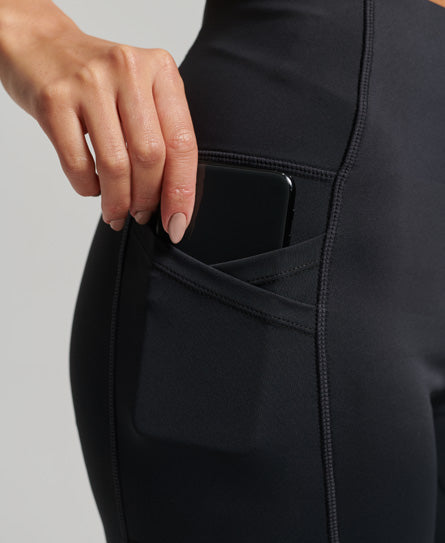 Run 7/8 Tight - Black - Superdry Singapore