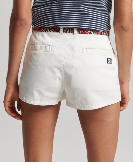 Vintage Chino Hot Short - Off White - Superdry Singapore