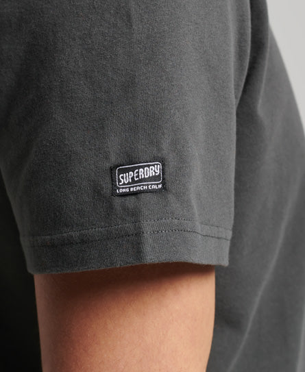 Vintage Cali T-Shirt - Washed Black - Superdry Singapore