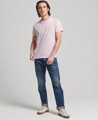 Organic Cotton Essential Logo T-Shirt - Pale Pink Marl - Superdry Singapore