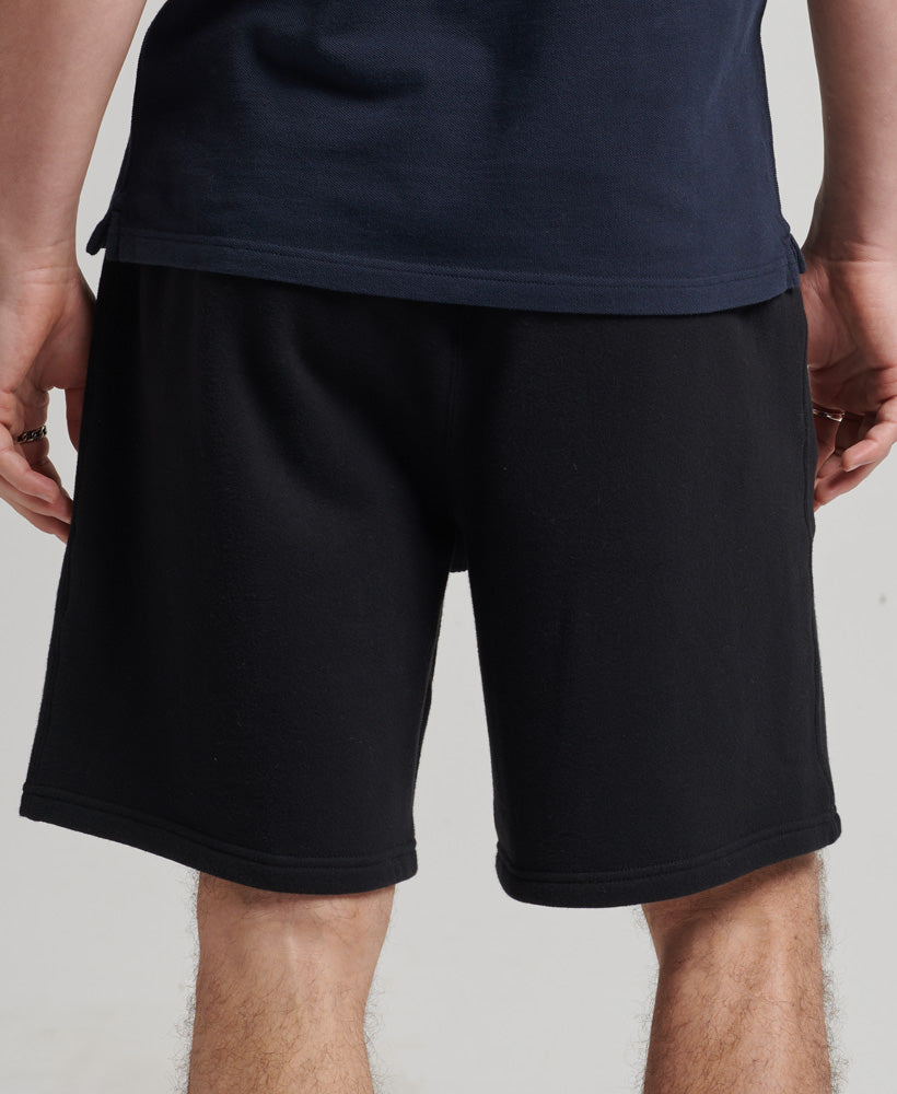 Code Sl Applique Sweatshort - Black - Superdry Singapore