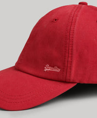 Vintage Embroidered Cap - Varsity Red - Superdry Singapore