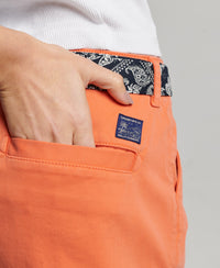 Chino Hot Shorts - Fluro Coral - Superdry Singapore