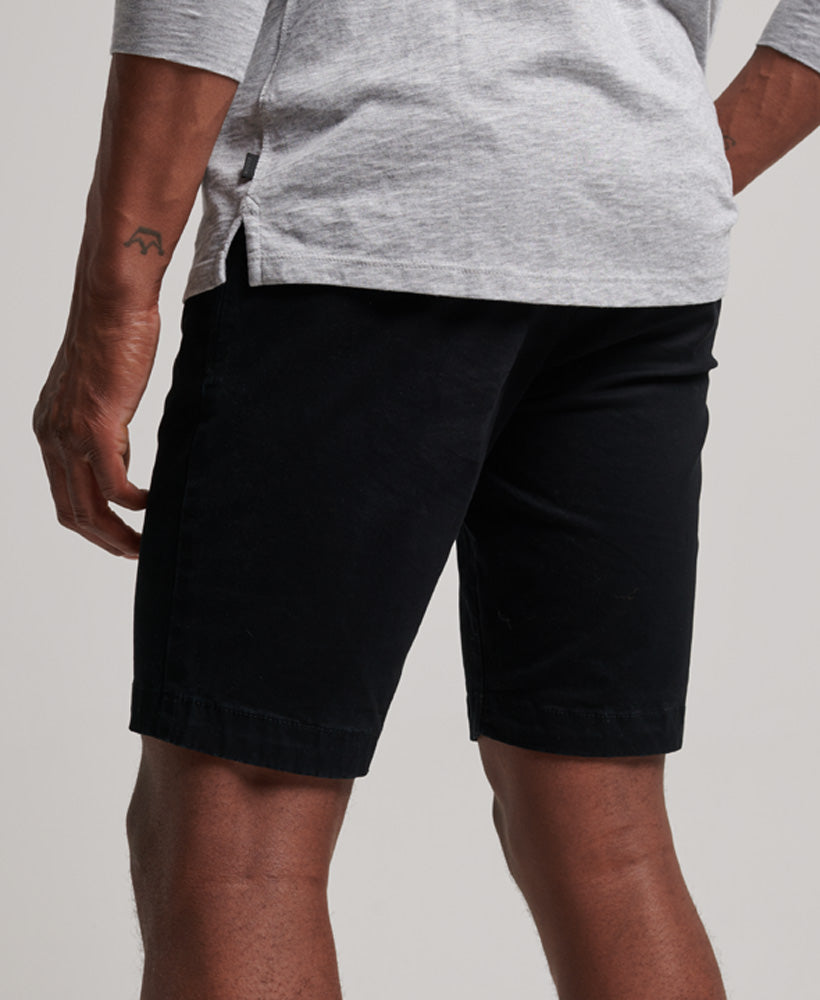 Core Chino Shorts - Black - Superdry Singapore