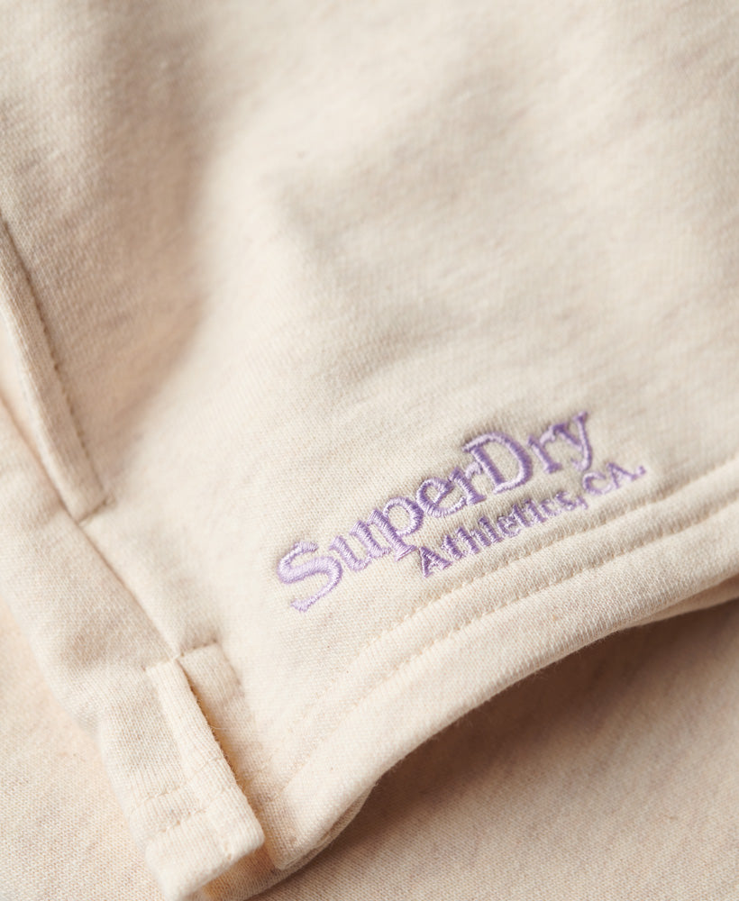Essential Logo Shorts - Light Oat Marl - Superdry Singapore
