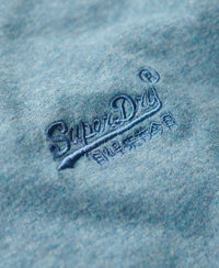 Organic Cotton Essential Logo T-Shirt - Desert Sky Blue Grit - Superdry Singapore