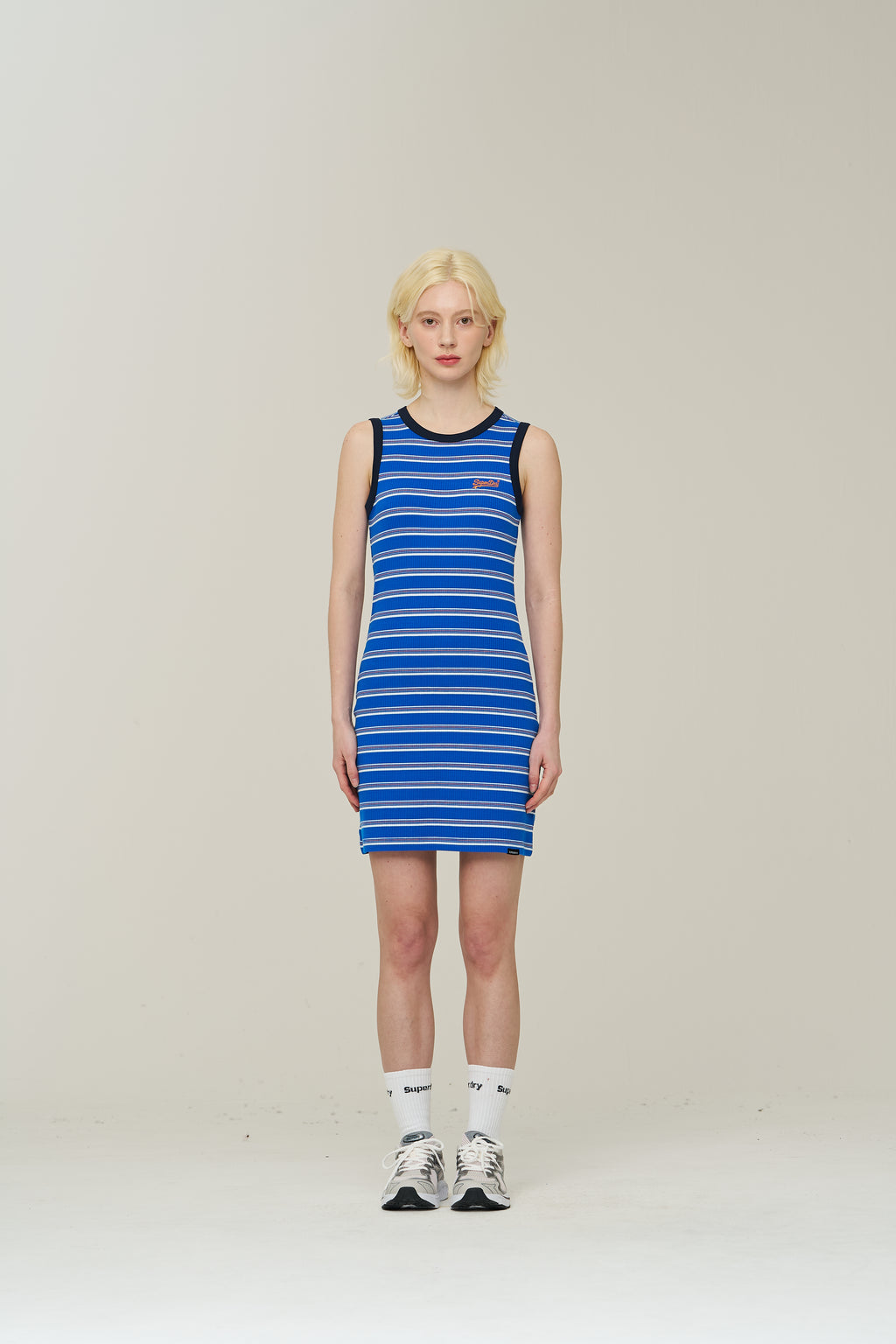 W Essential Stripe Dress - Superdry Singapore