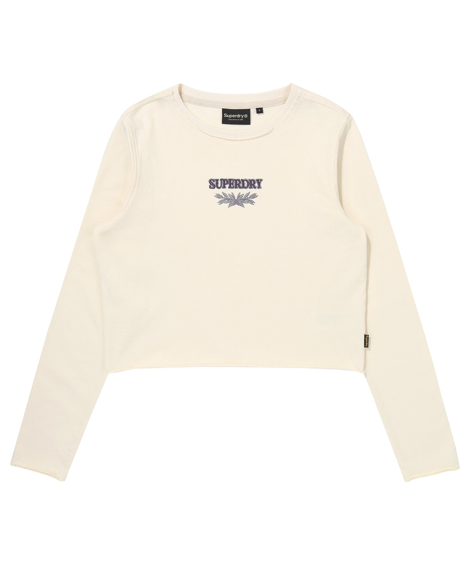 W Washed Raw Cut Long Sleeve - Superdry Singapore