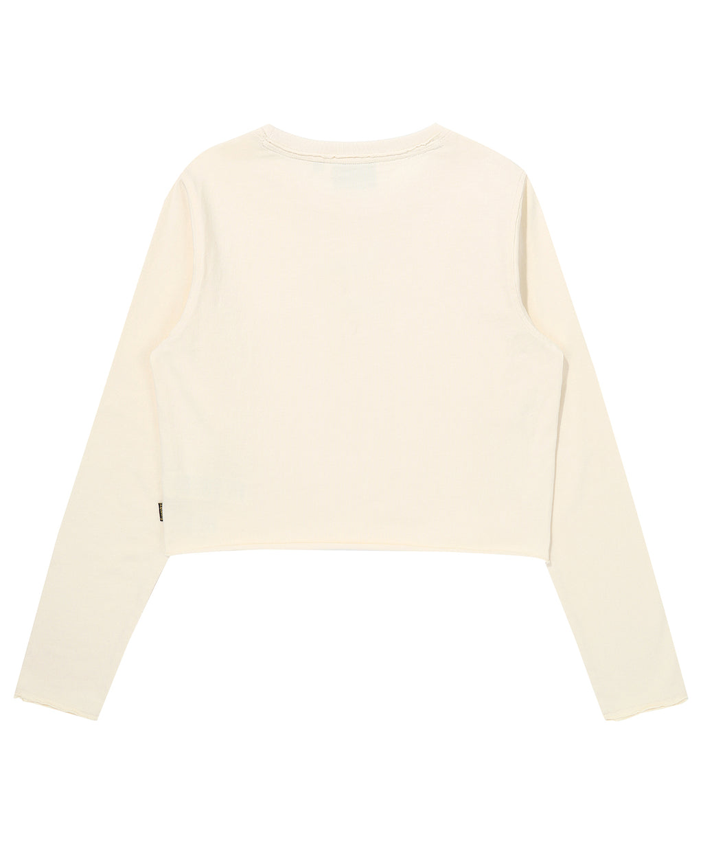 W Washed Raw Cut Long Sleeve - Superdry Singapore