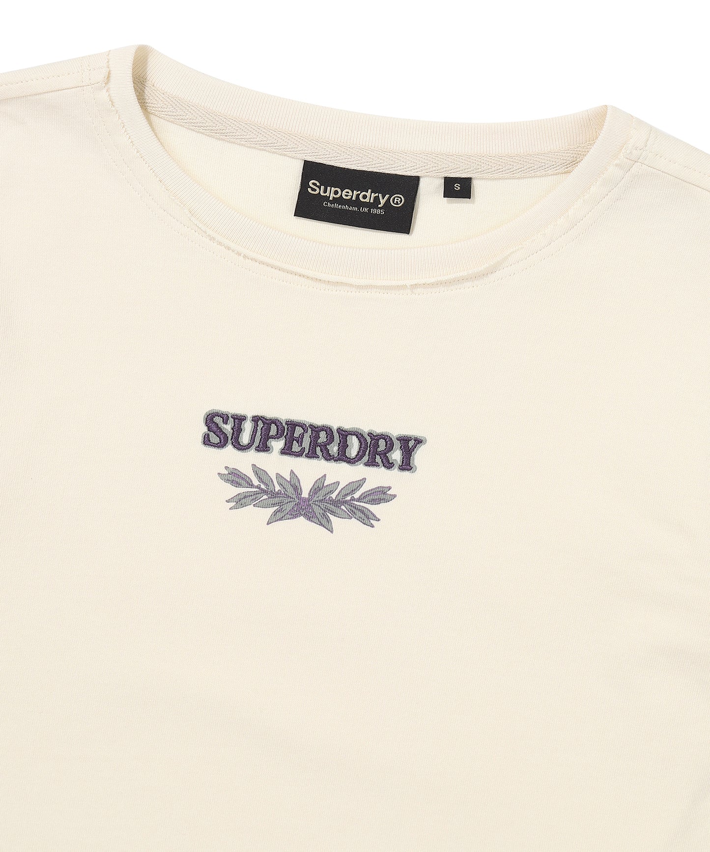 W Washed Raw Cut Long Sleeve - Superdry Singapore