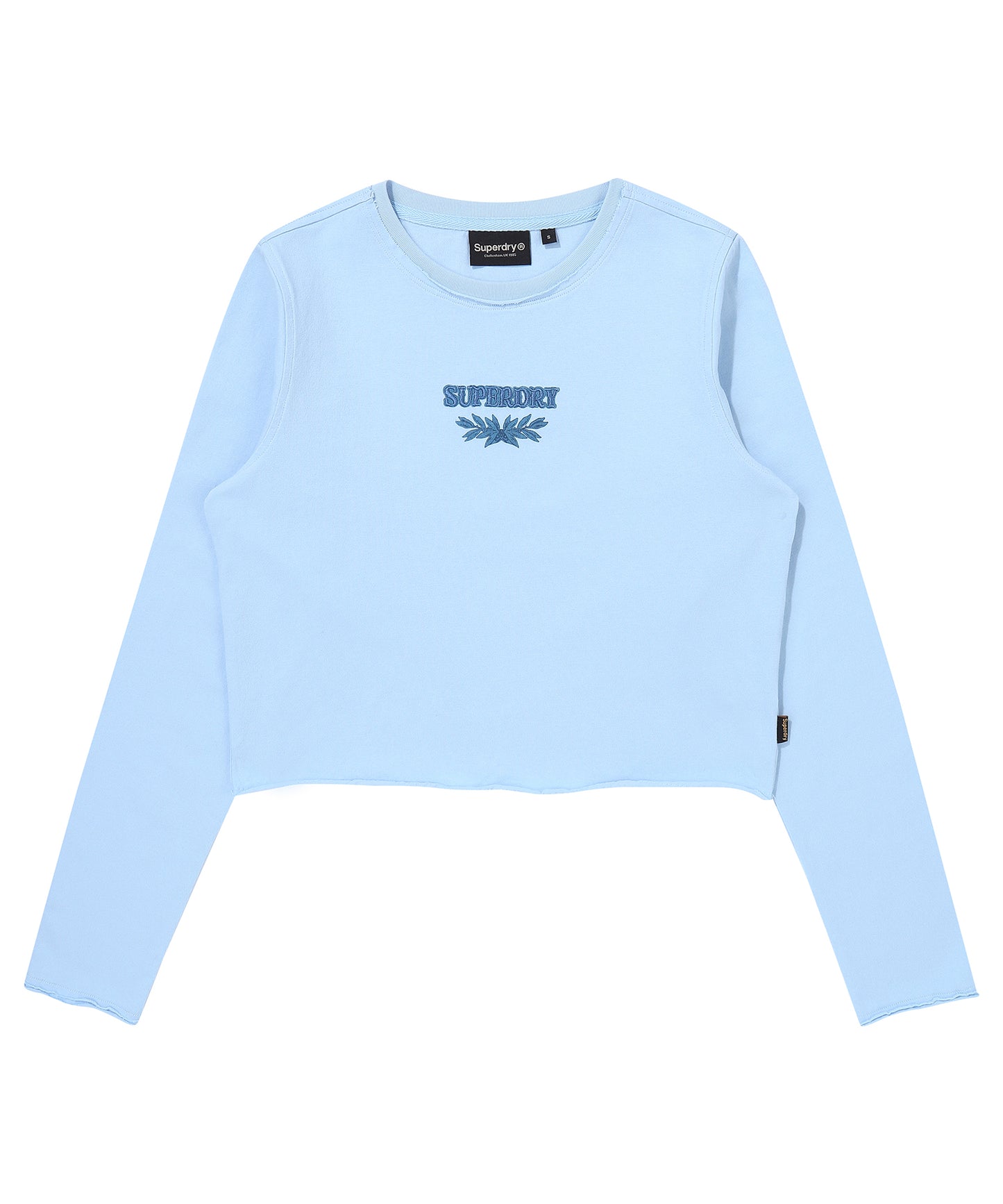 W Washed Raw Cut Long Sleeve - Superdry Singapore
