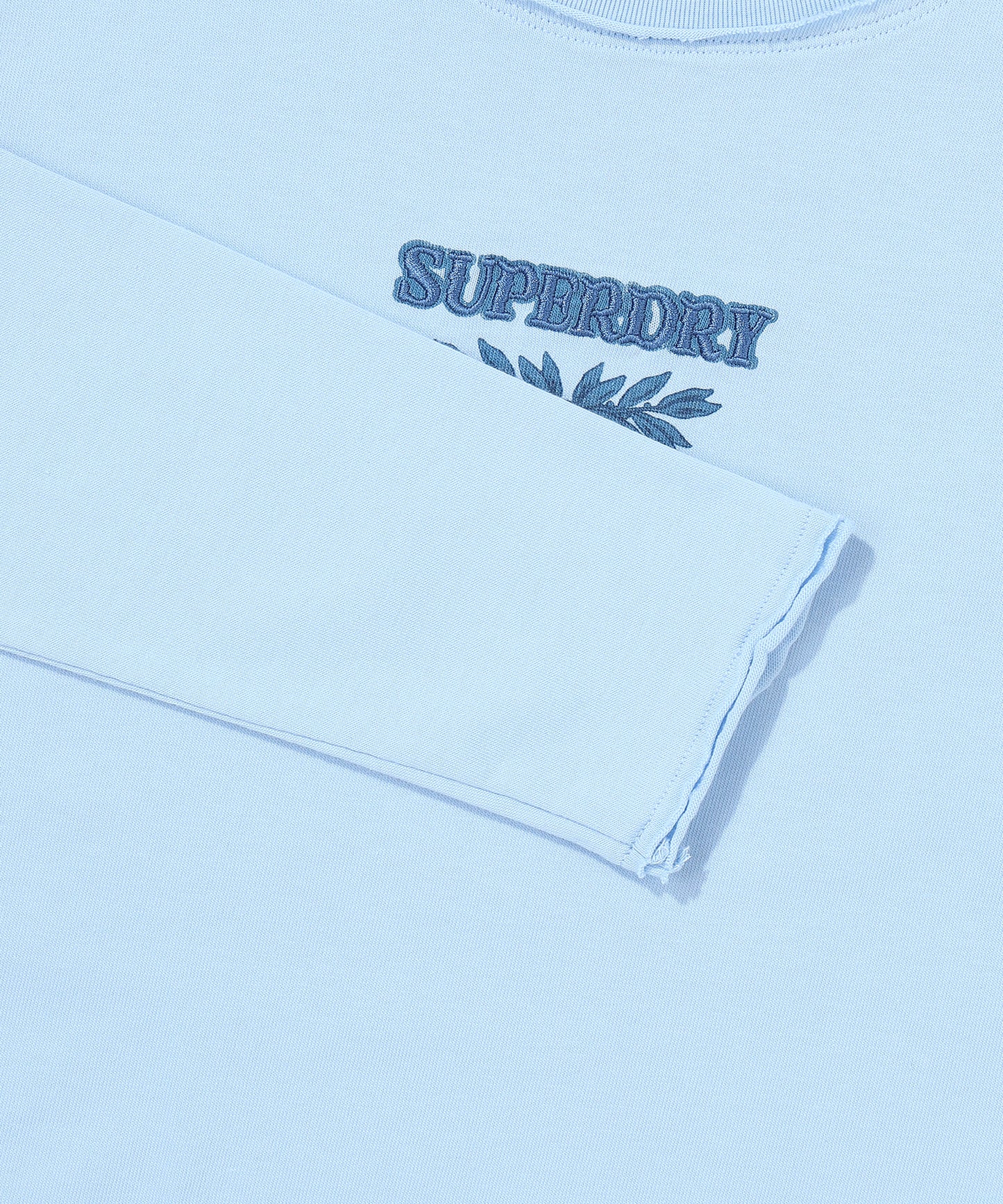 W Washed Raw Cut Long Sleeve - Superdry Singapore