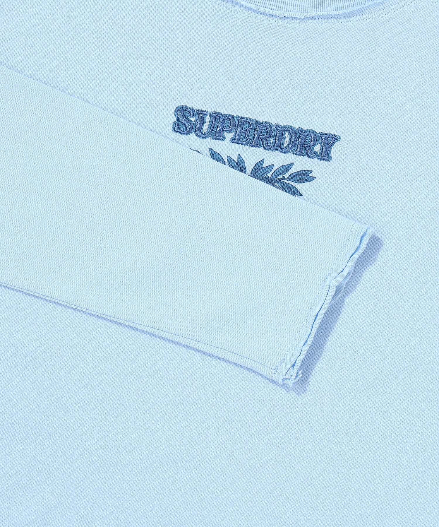 W Washed Raw Cut Long Sleeve - Superdry Singapore