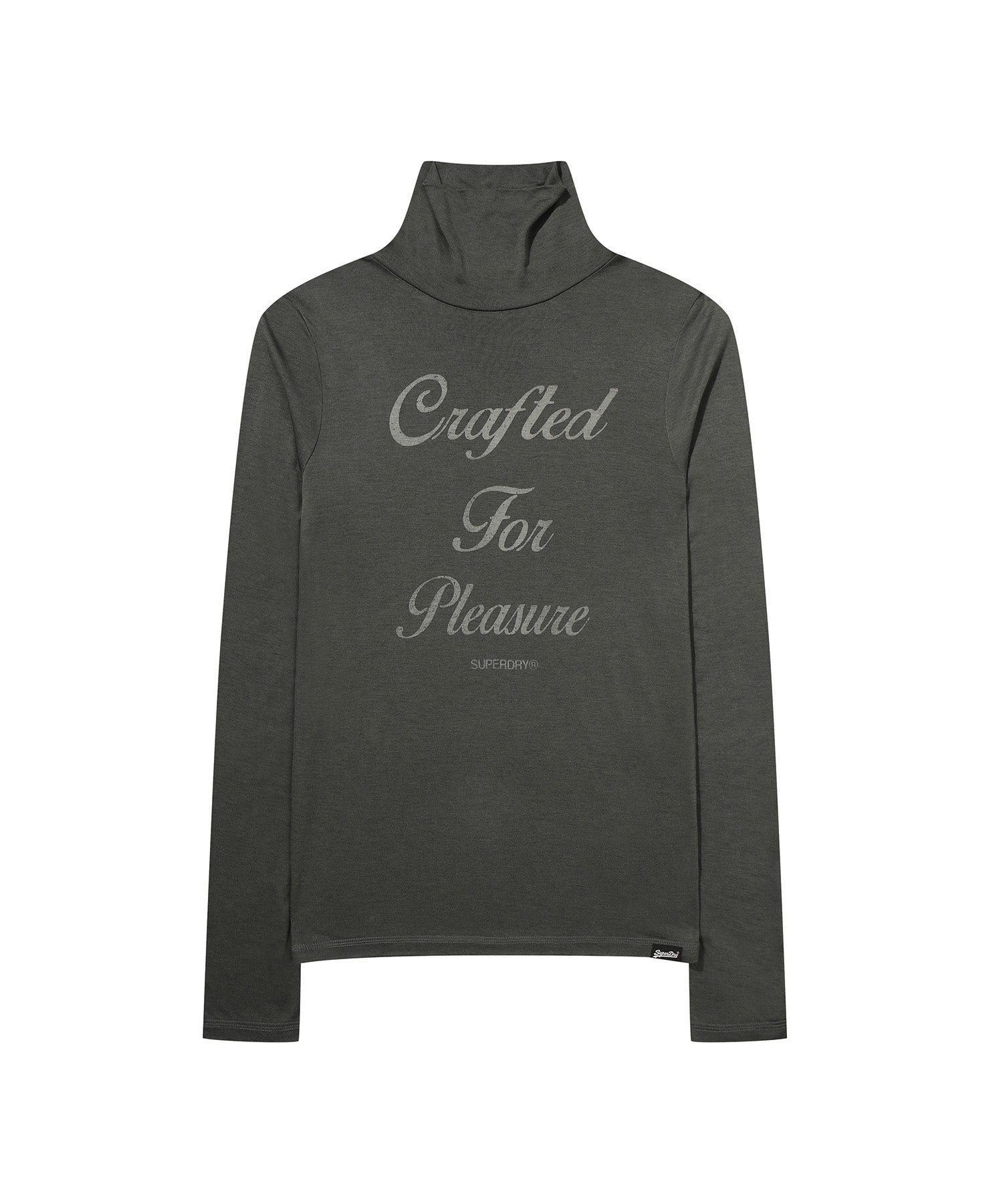 W Half-Neck Graphic Long Sleeve - Superdry Singapore