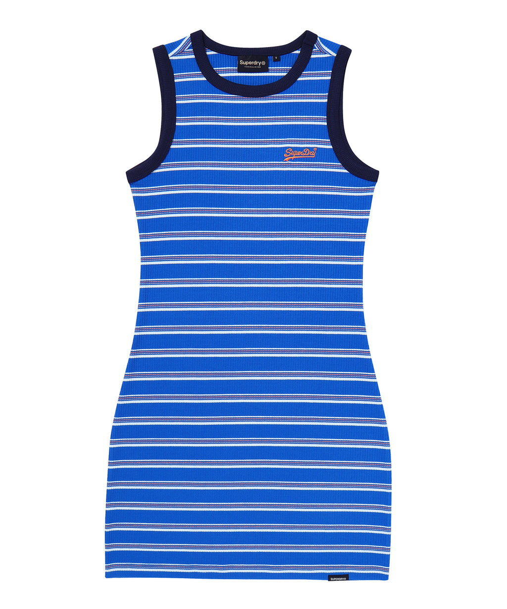 W Essential Stripe Dress - Superdry Singapore