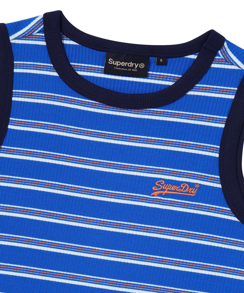W Essential Stripe Dress - Superdry Singapore