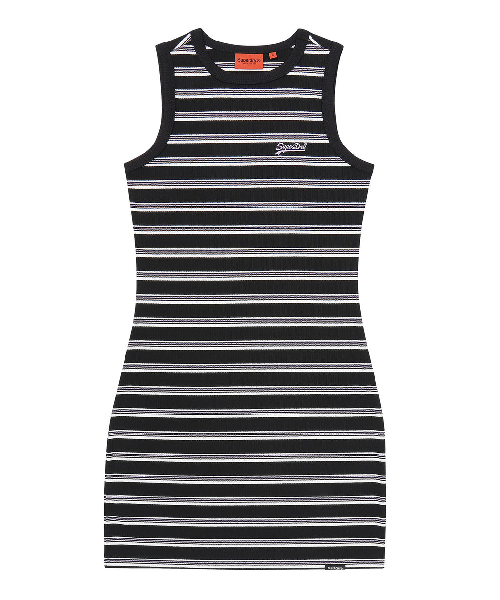 W Essential Stripe Dress - Superdry Singapore