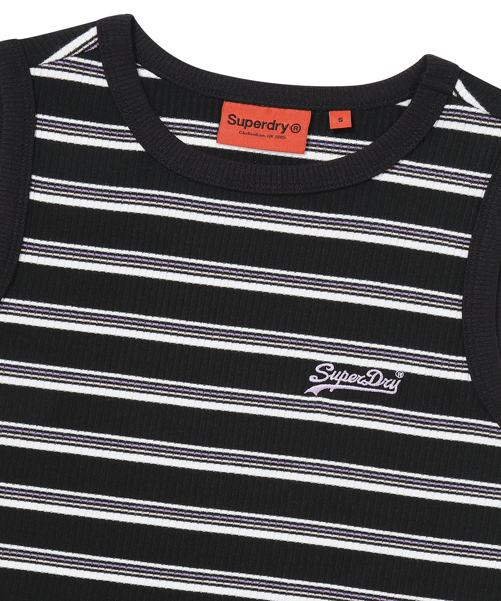 W Essential Stripe Dress - Superdry Singapore