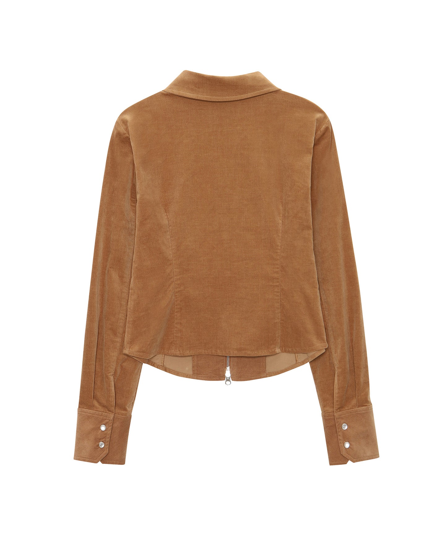 W Corduroy Zip-Up Shirt - Superdry Singapore