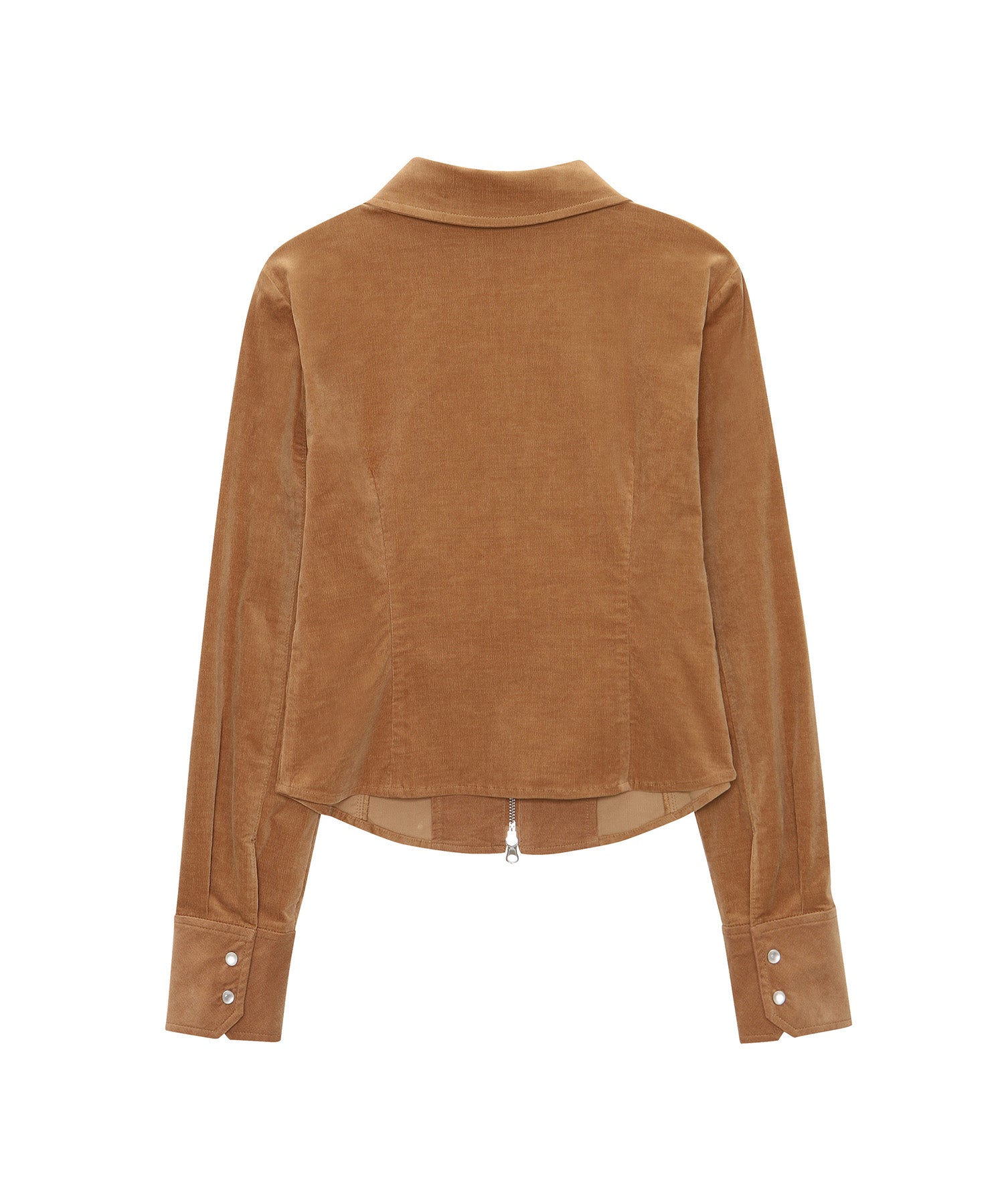 W Corduroy Zip-Up Shirt - Superdry Singapore