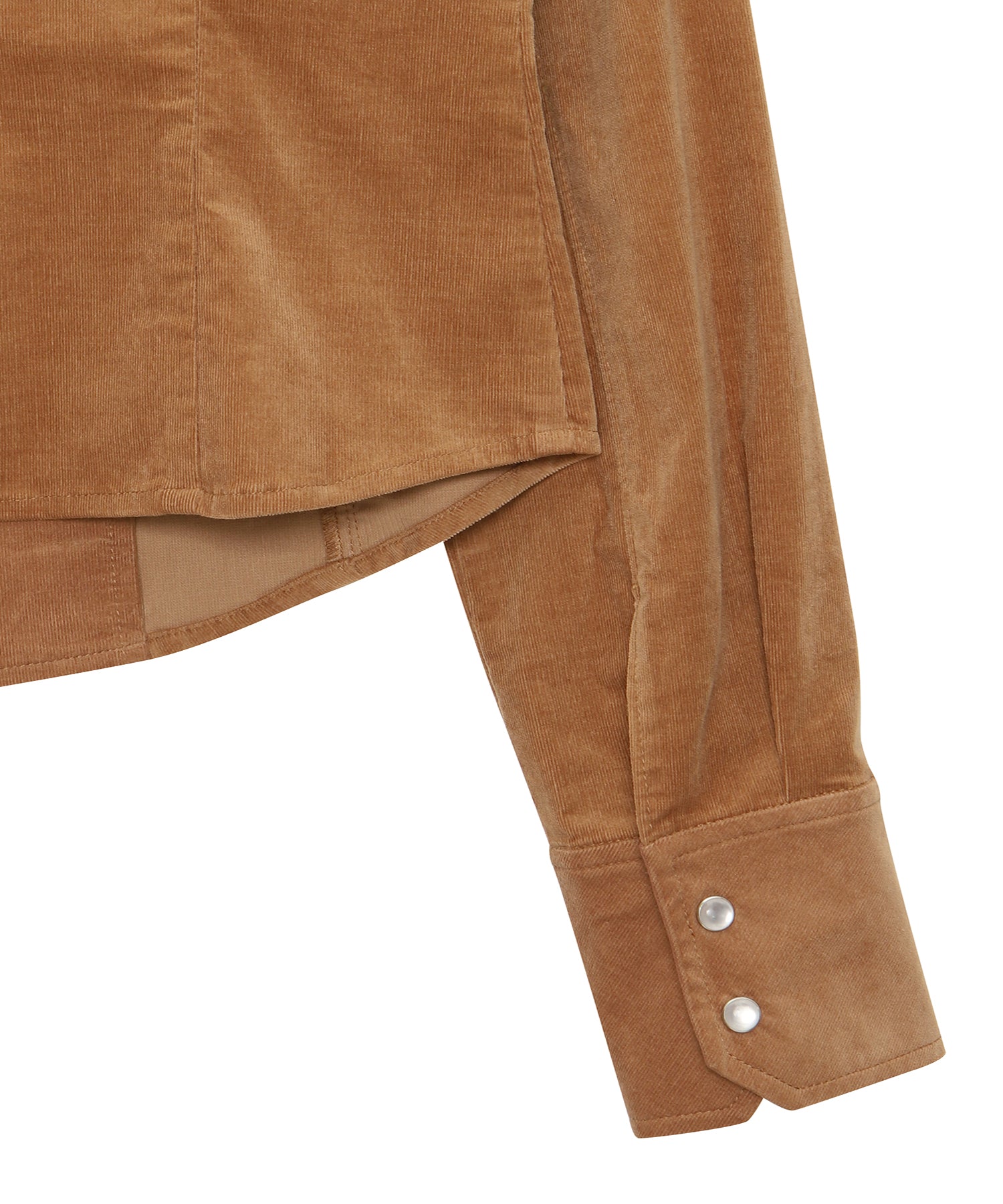 W Corduroy Zip-Up Shirt - Superdry Singapore