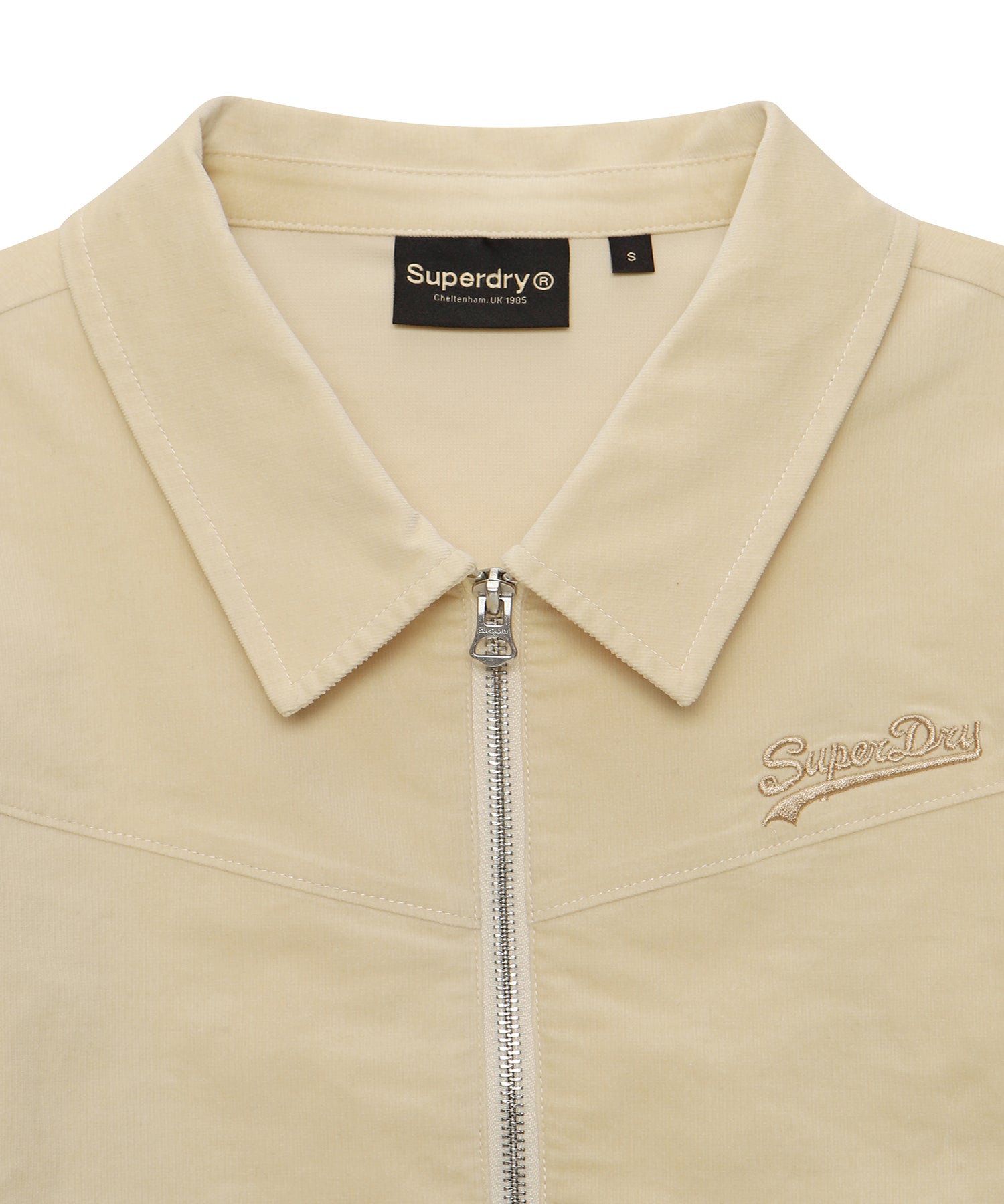 W Corduroy Zip-Up Shirt - Superdry Singapore