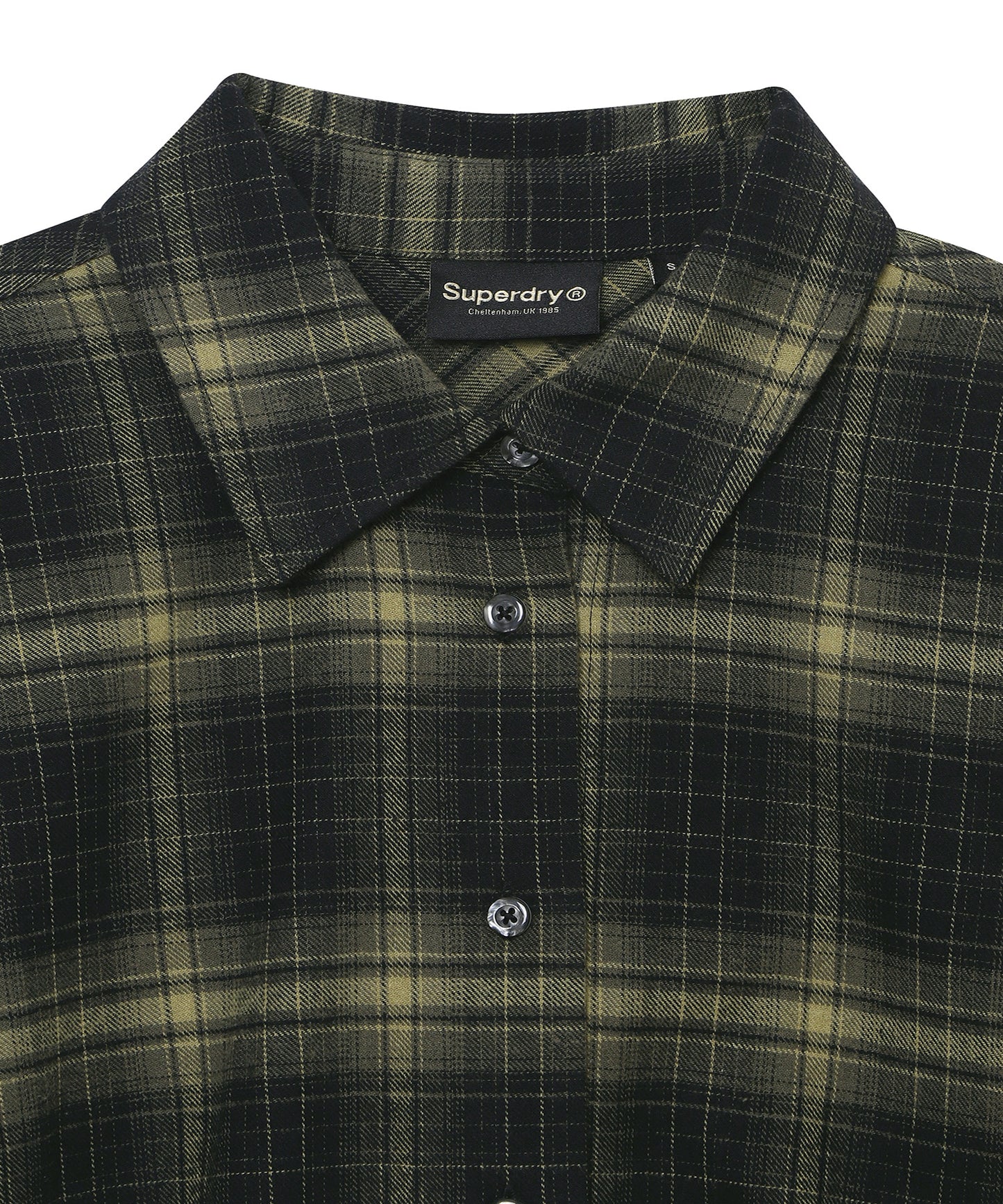 W Oversized Check Shirt - Superdry Singapore