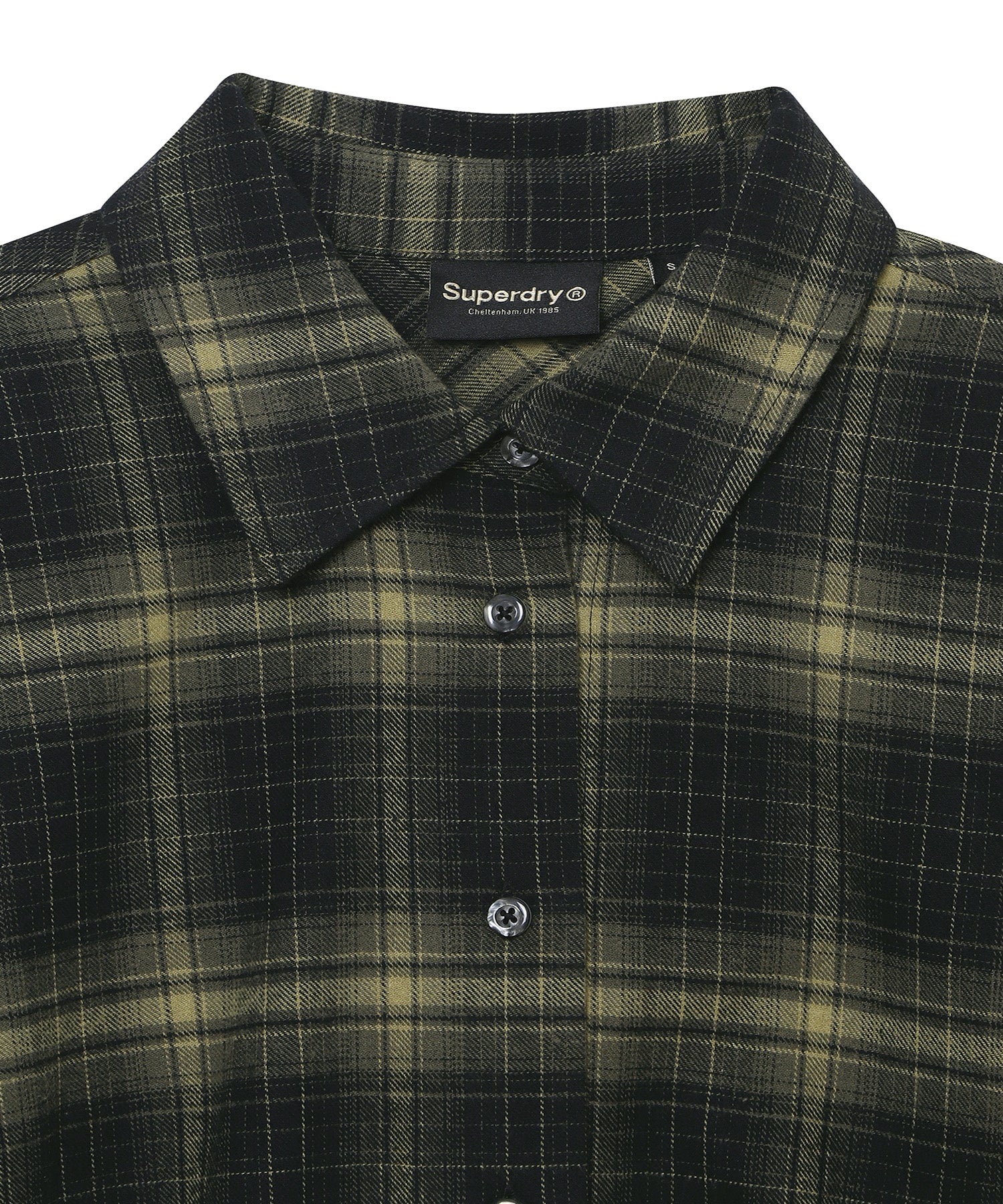 W Oversized Check Shirt - Superdry Singapore