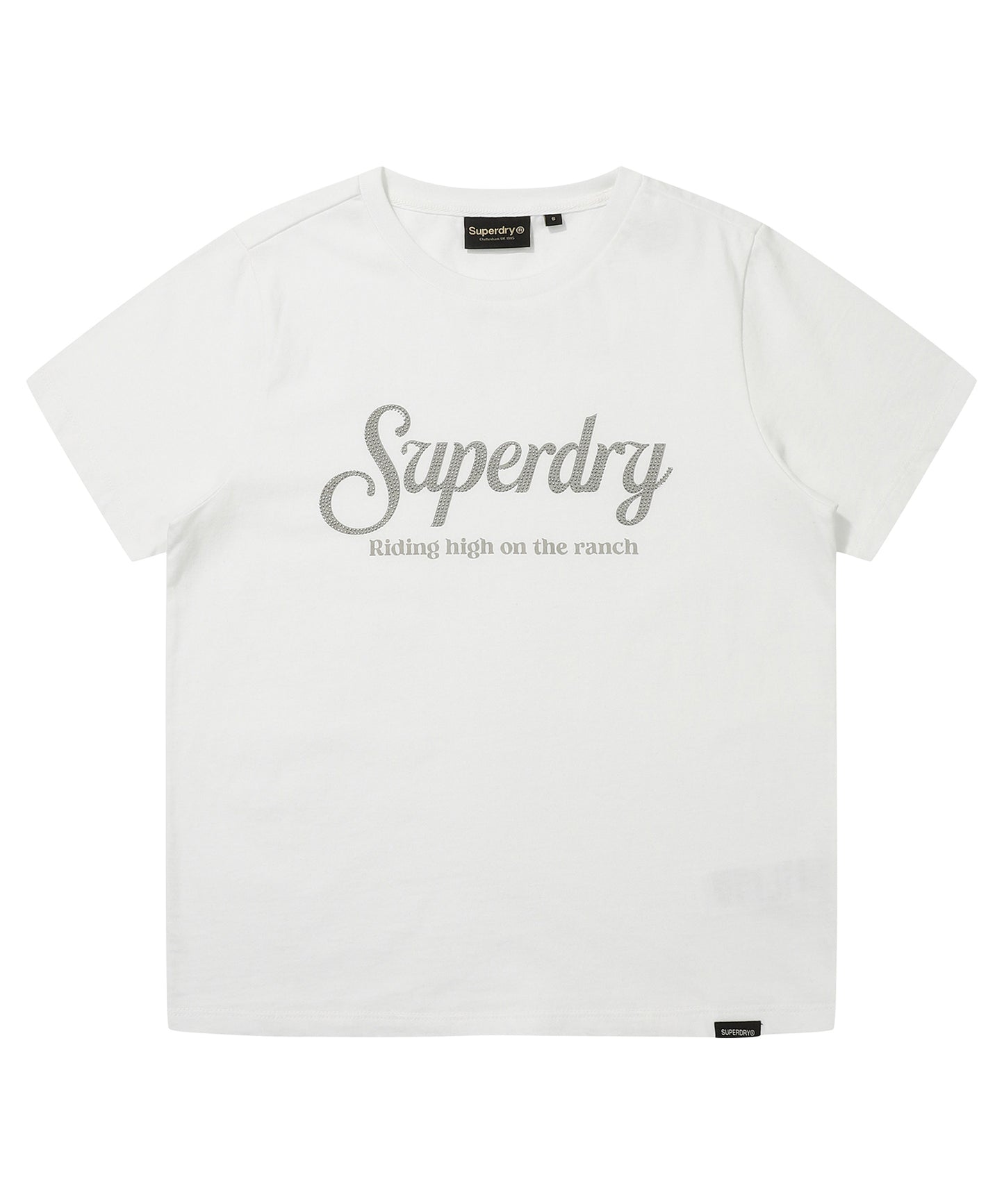 W Hotfix Logo T-Shirt - Superdry Singapore