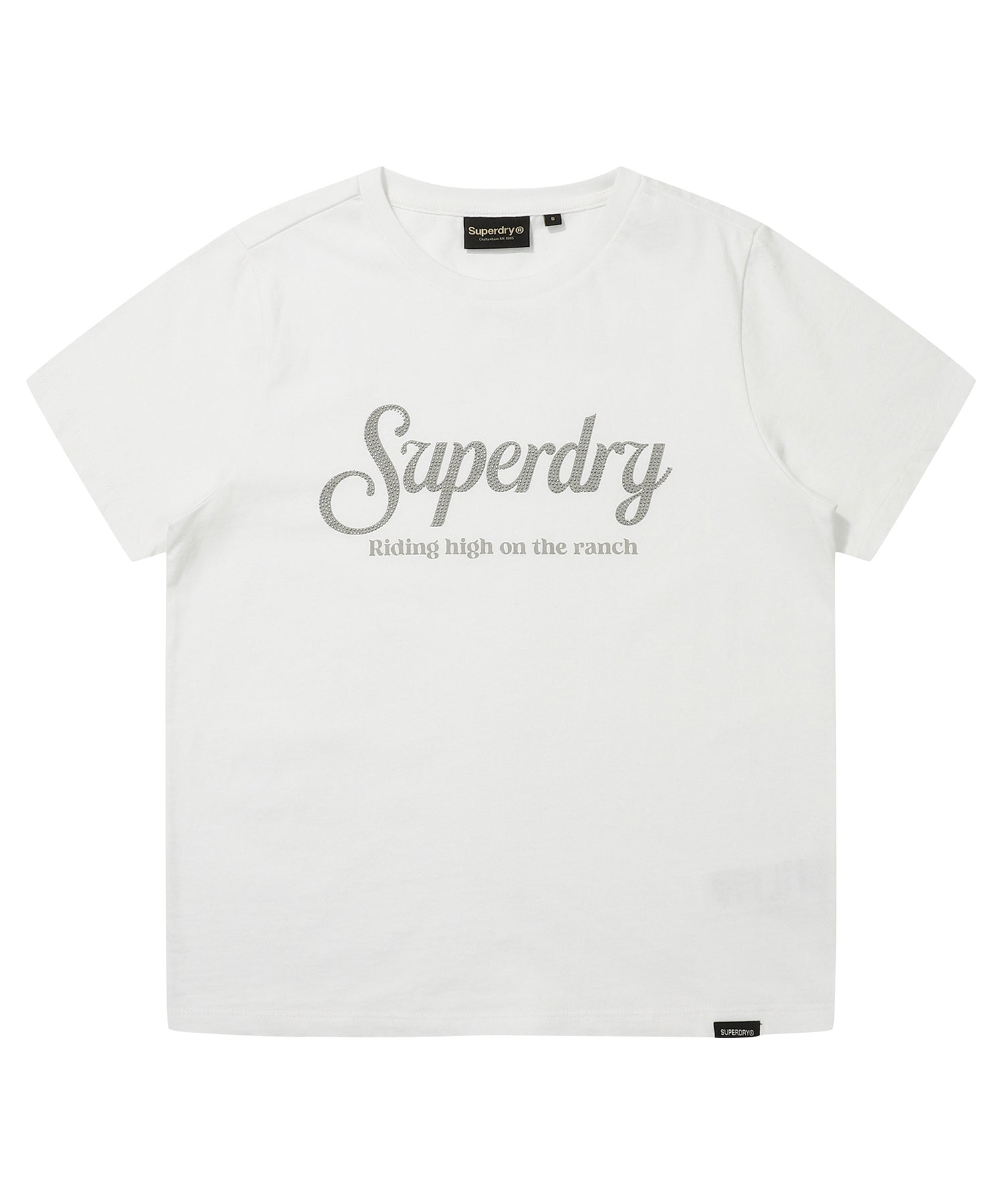 W Hotfix Logo T-Shirt - Superdry Singapore