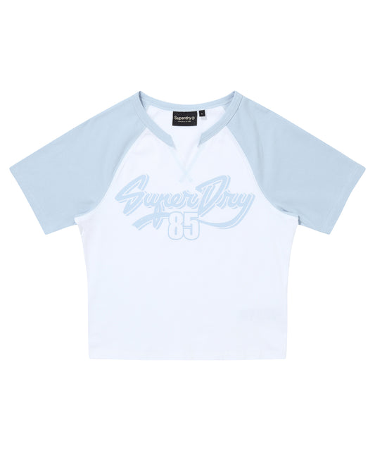 W Cap Sleeve T-Shirt - Superdry Singapore
