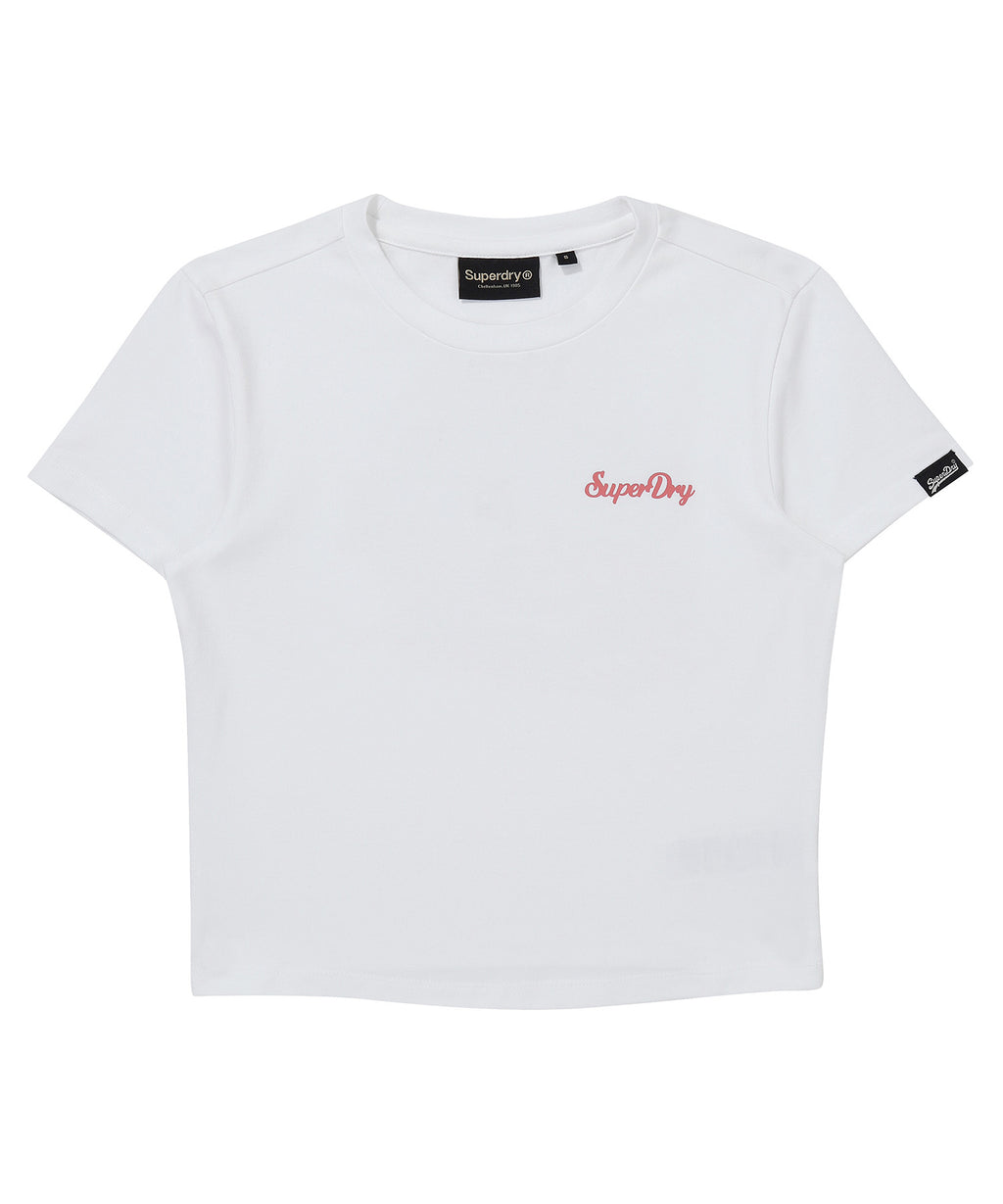 W Beach Car Crop T-Shirt - Superdry Singapore
