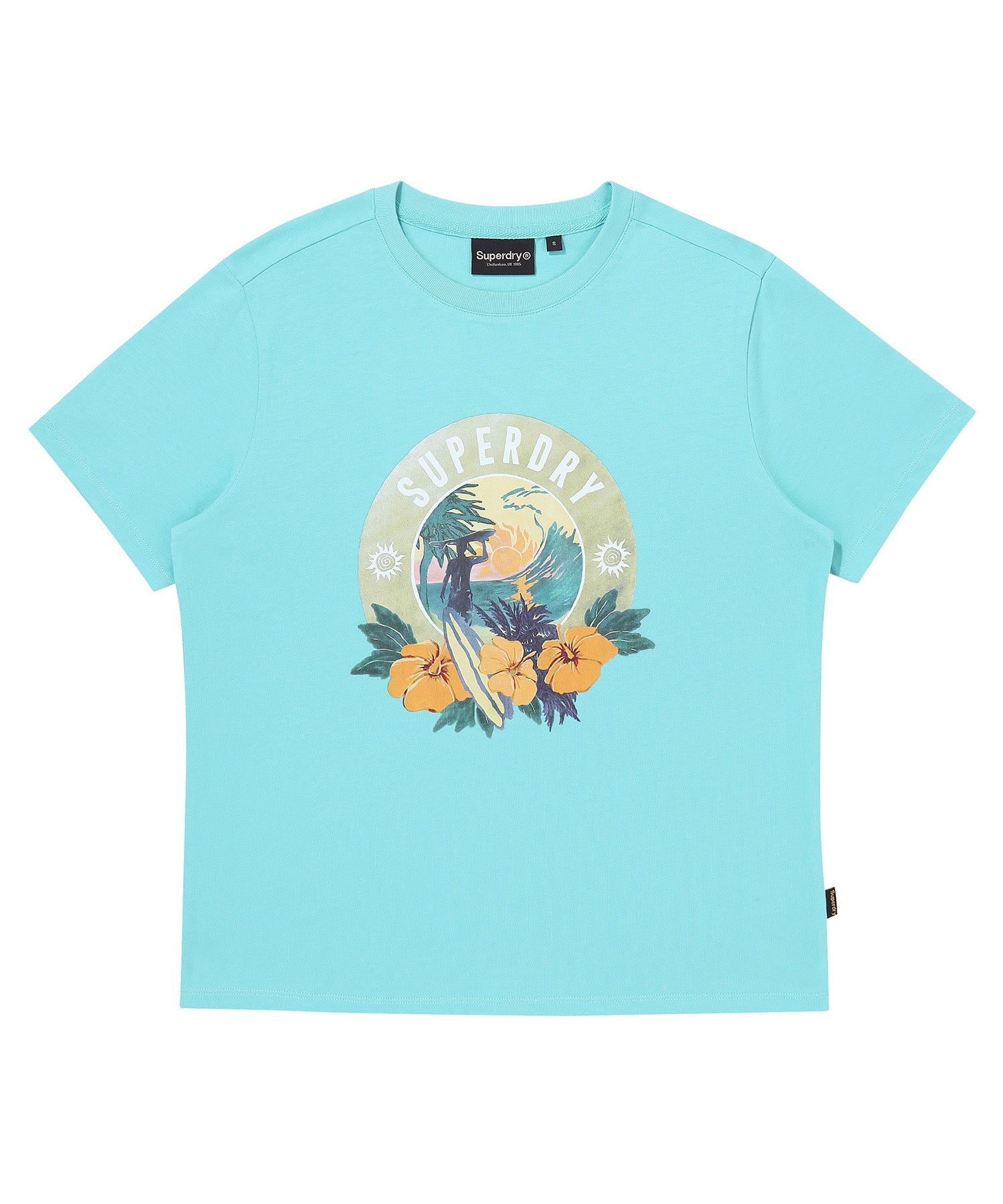 W Flower Circle T-Shirt - Superdry Singapore
