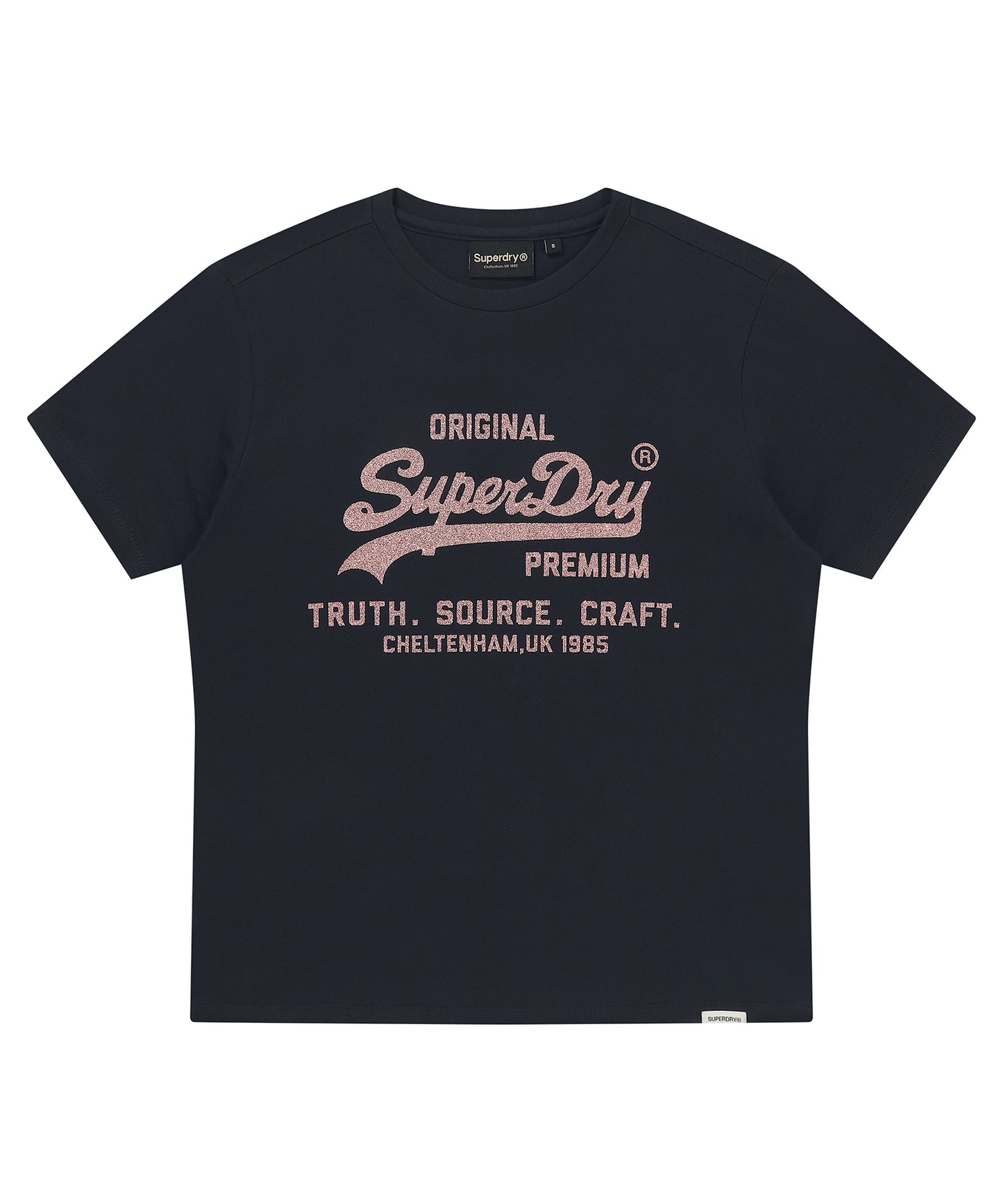 W Metal Logo T-Shirt - Superdry Singapore