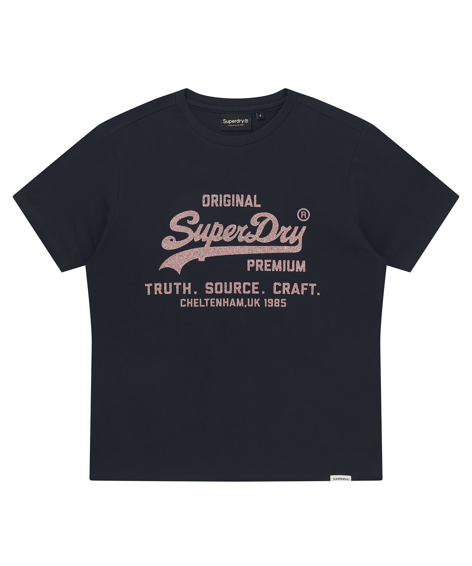 W Metal Logo T-Shirt - Superdry Singapore