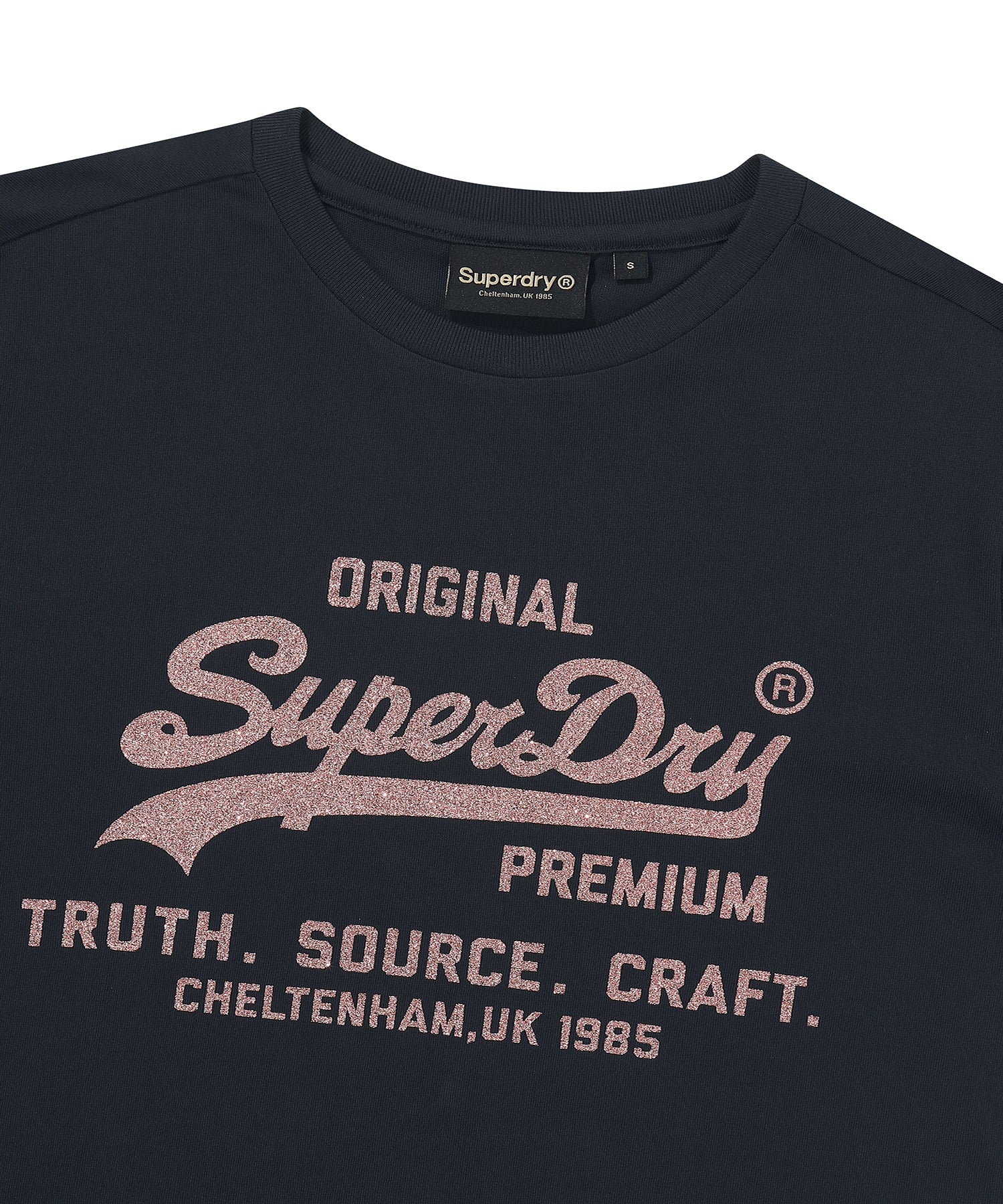 W Metal Logo T-Shirt - Superdry Singapore