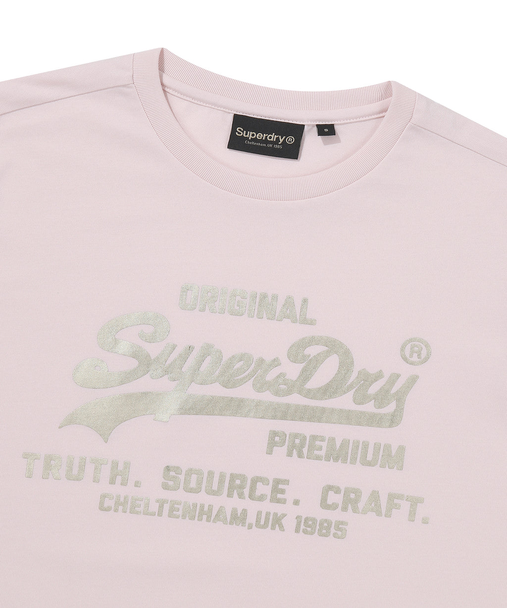 W Metal Logo T-Shirt - Superdry Singapore