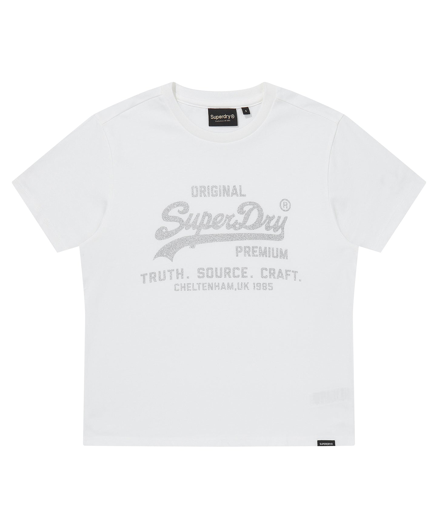W Metal Logo T-Shirt - Superdry Singapore