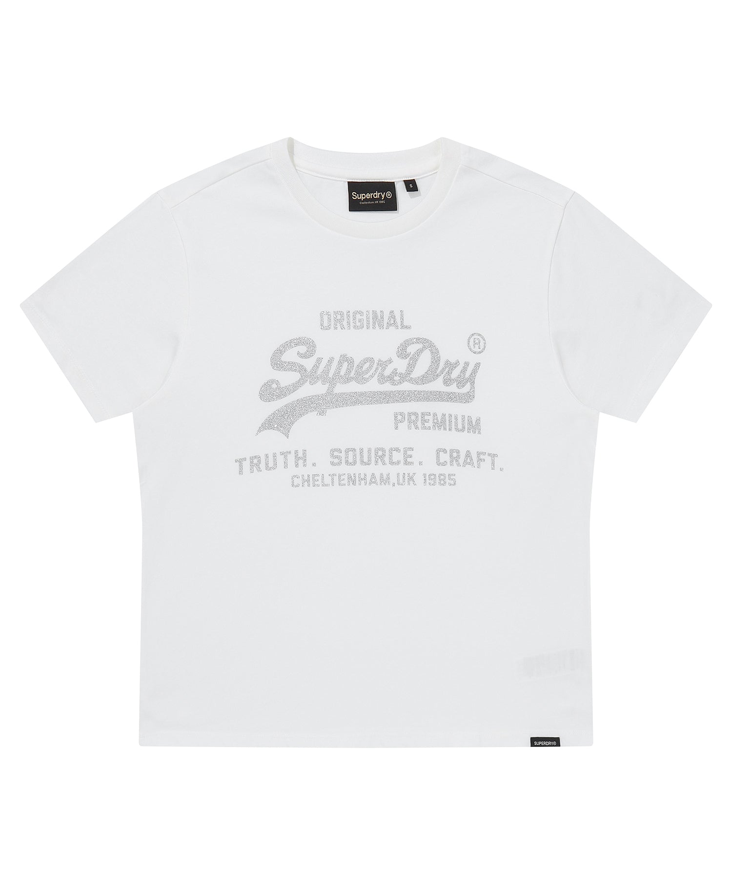W Metal Logo T-Shirt - Superdry Singapore