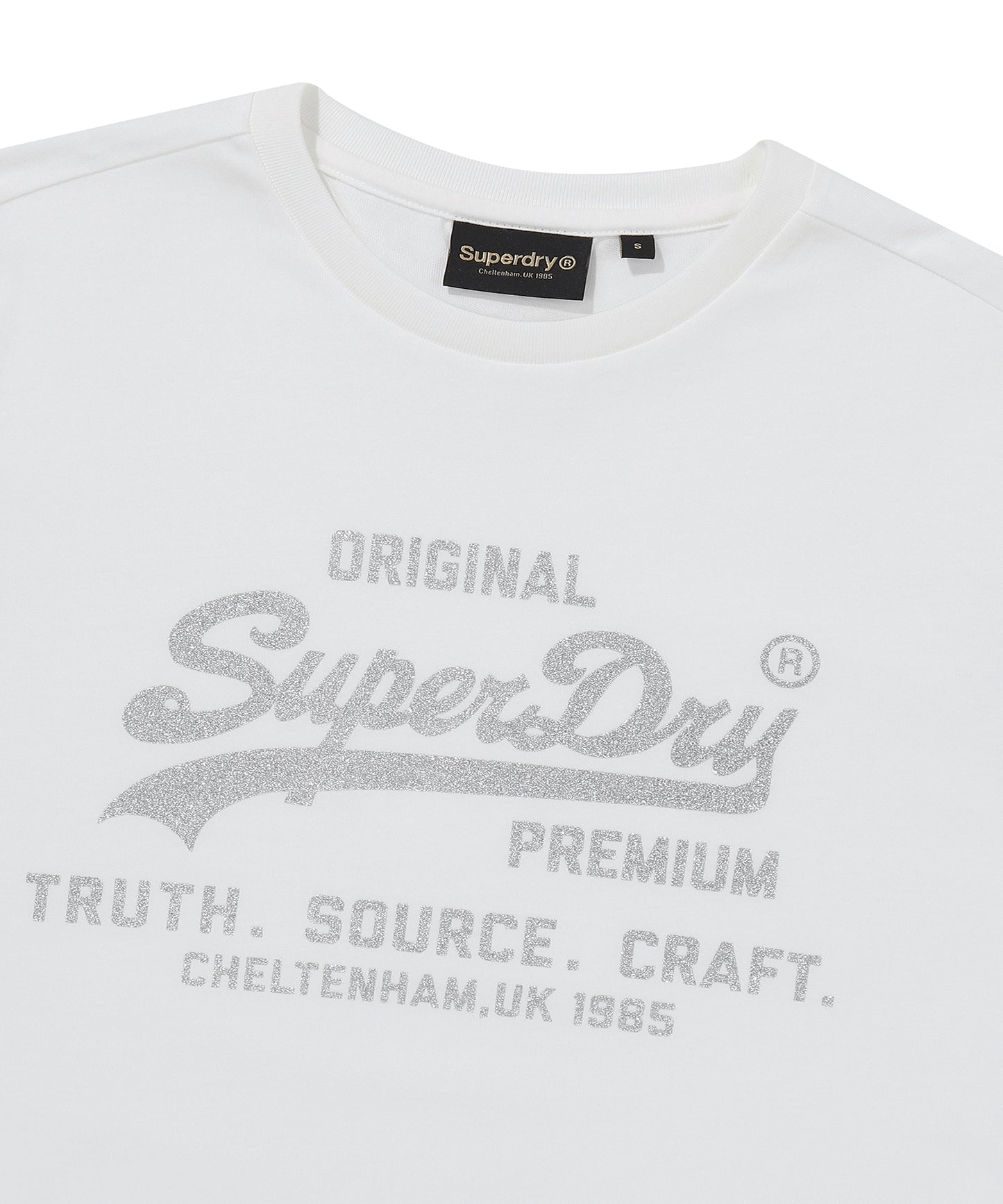 W Metal Logo T-Shirt - Superdry Singapore